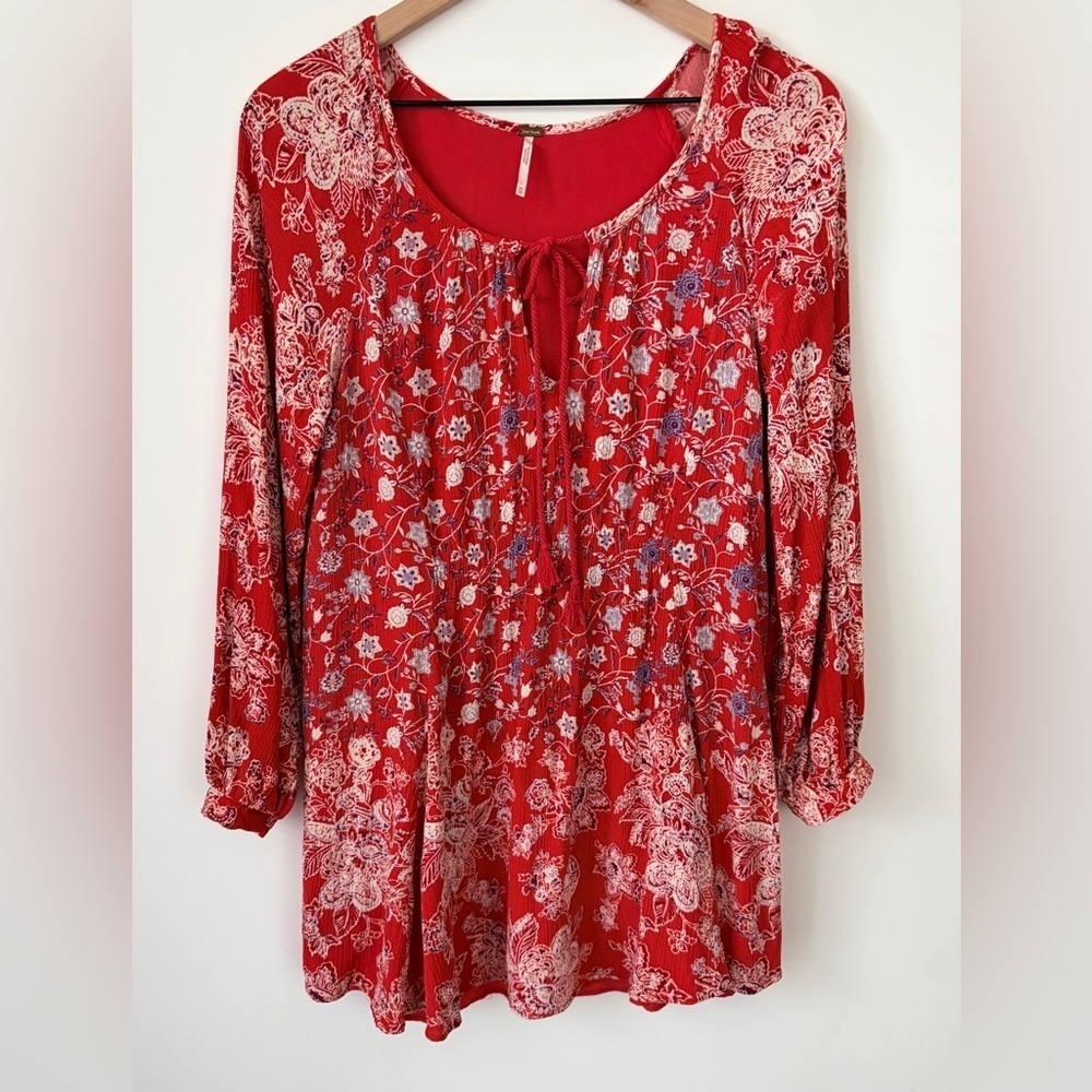 Free People Floral Mini Dress - Picture 4 of 8